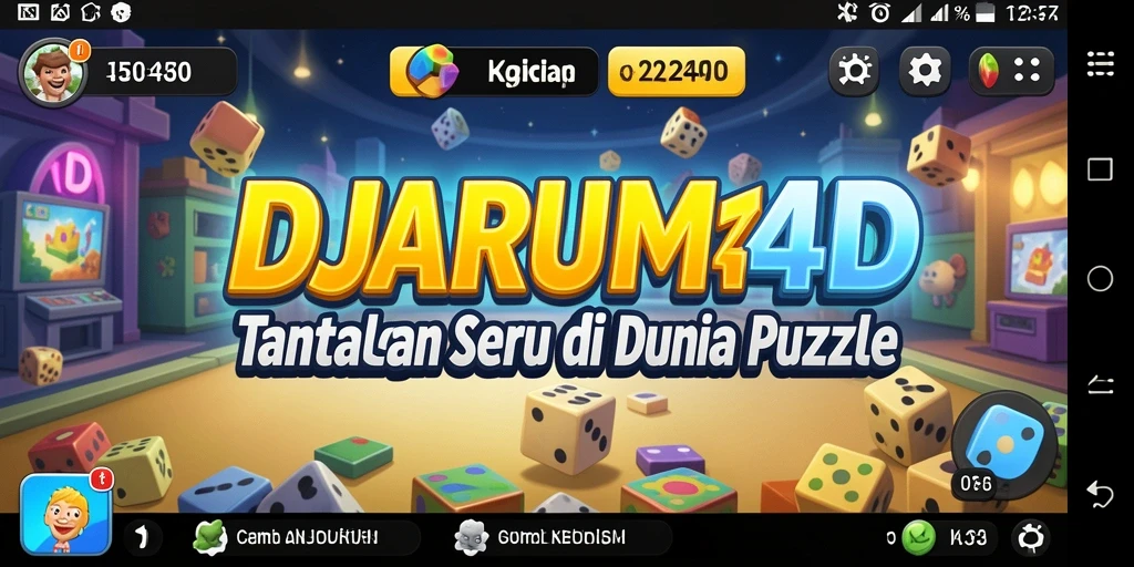 Tampilan screenshot DJARUM4D yang menunjukkan gameplay seru dalam menyelesaikan puzzle.