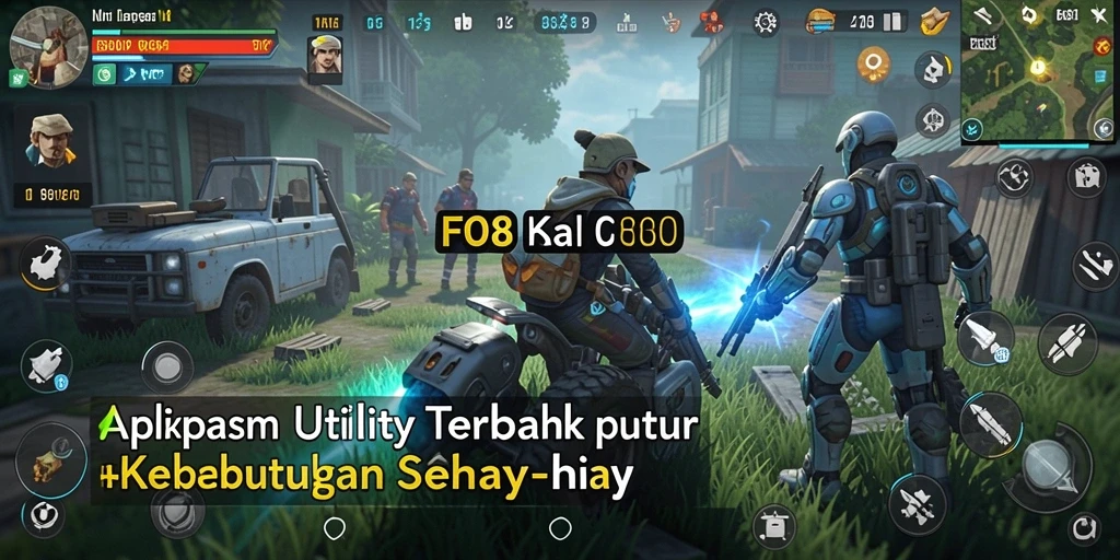 Tampilan utama FO8 dengan berbagai fitur Utility yang berguna.