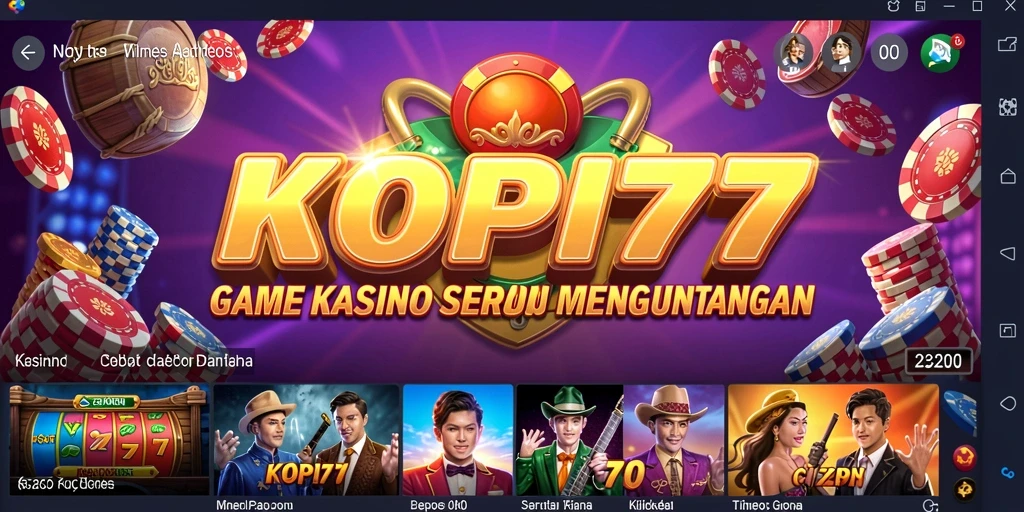 Gameplay KOPI77 yang mendebarkan dengan berbagai pilihan Kasino