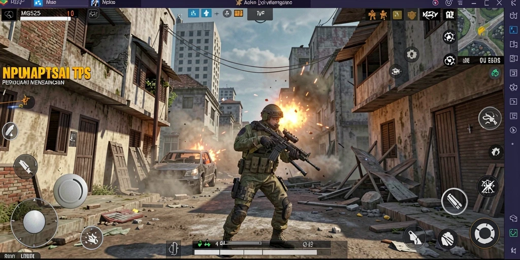 Tampilan gameplay seru dari <strong>MG525</strong> dengan aksi taktis penuh adrenalin.