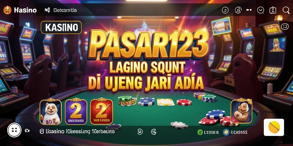Screenshot PASAR123 menampilkan dealer langsung dan permainan kasino yang mendebarkan.