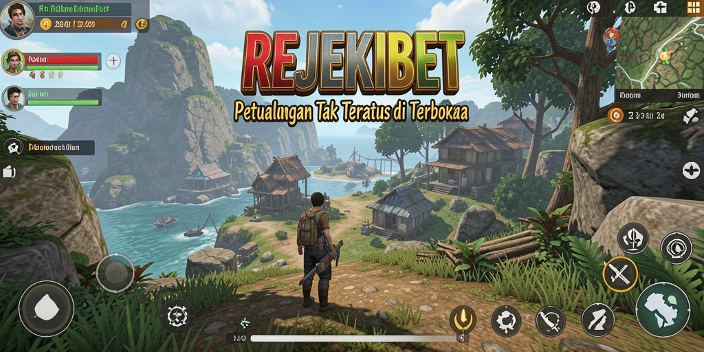 Tampilan gameplay yang menakjubkan dari dunia terbuka REJEKIBET.